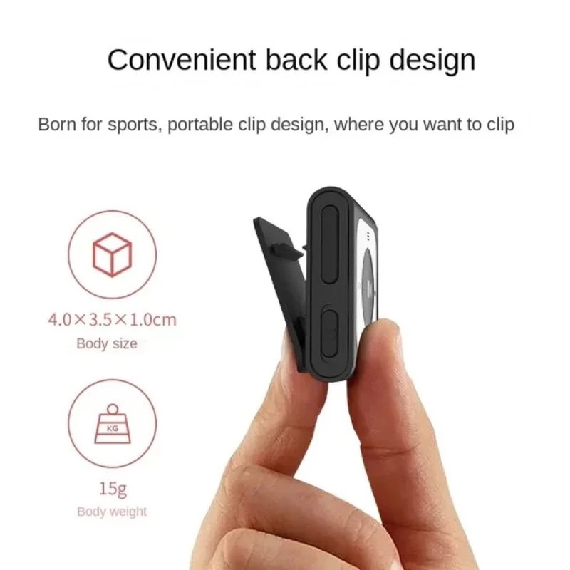 RUIZU MP3 Player Bluetooth 5.0 Radio Rechargeable Portable Clip 32GB - X66 Gambar produk RUIZU MP3 Player Bluetooth 5.0 Radio Rechargeable Portable Clip 32GB - X66