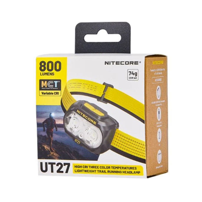 NITECORE Headlamp LED Senter Kepala NiteLab MCT UHE 800 Lumens - UT27 Pro Gambar produk NITECORE Headlamp LED Senter Kepala NiteLab MCT UHE 800 Lumens - UT27 Pro