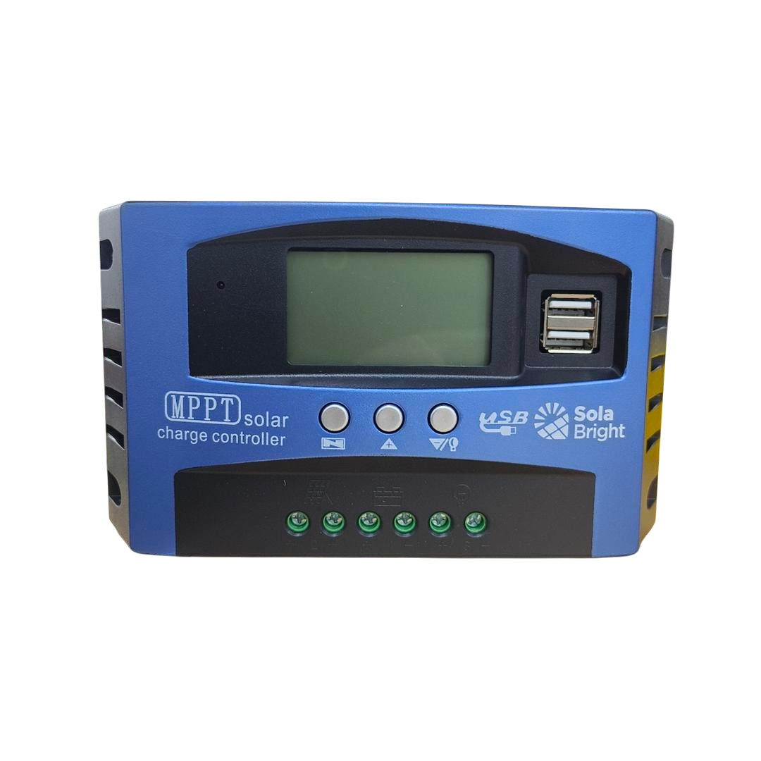 Sola Bright MPPT Solar Charger Controller Regulator 2 USB LCD 12/24V 60A - MPS36 Gambar produk Sola Bright MPPT Solar Charger Controller Regulator 2 USB LCD 12/24V 60A - MPS36