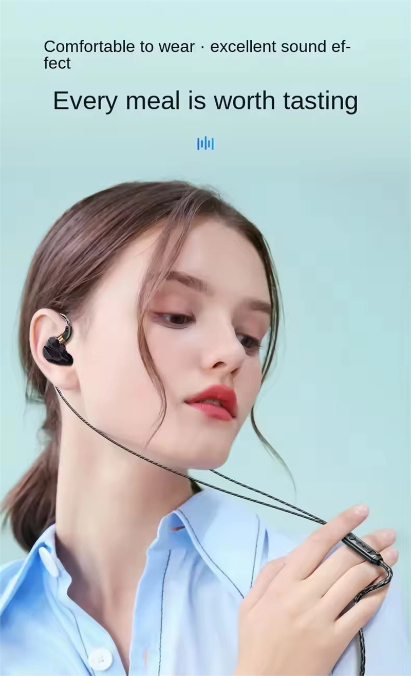 WKZ Earphone In-Ear Subwoofer Gaming Computer Sports Round Headband Jack 3.5mm - S16 Gambar produk WKZ Earphone In-Ear Subwoofer Gaming Computer Sports Round Headband Jack 3.5mm - S16