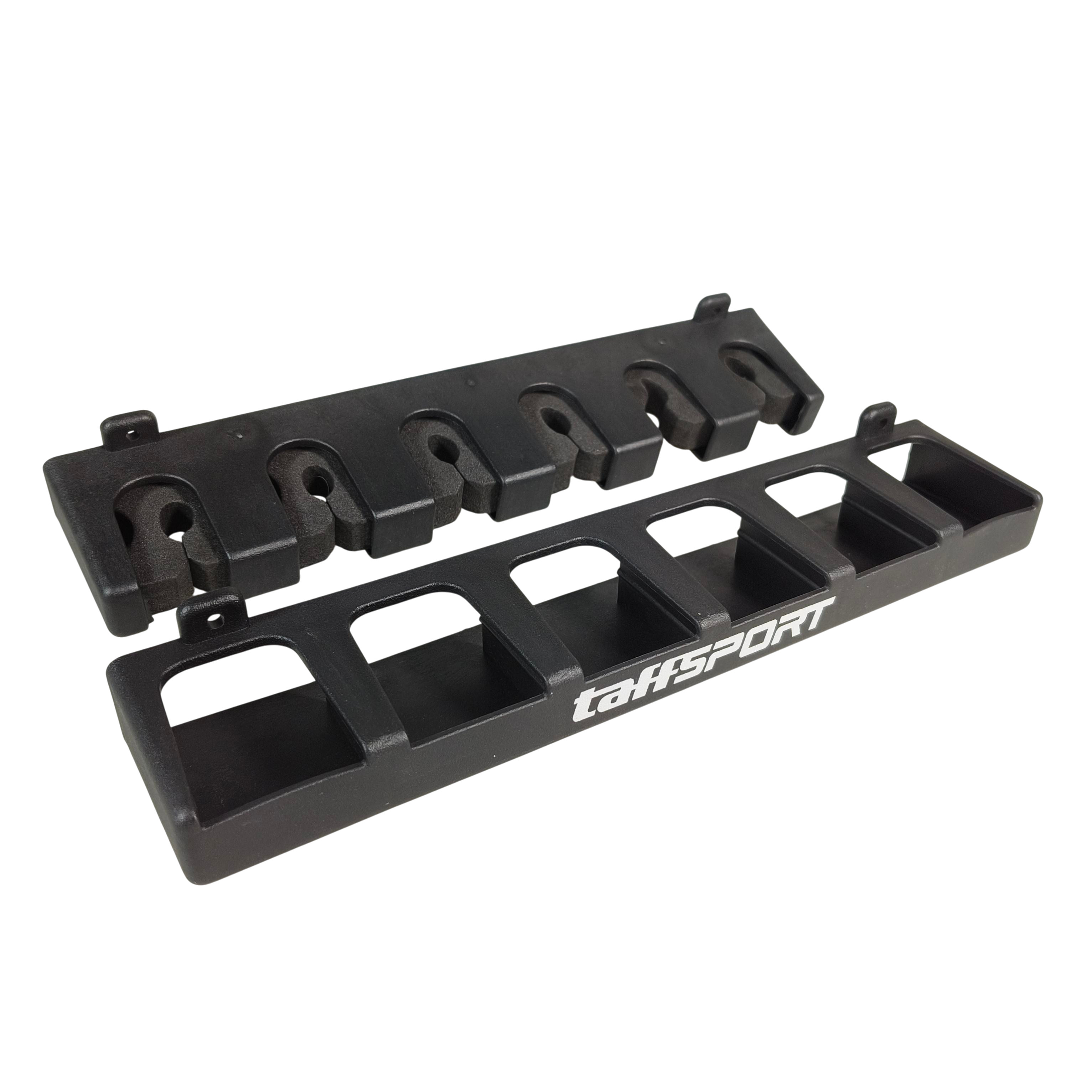 TaffSPORT Rak Holder Joran Pancing Wall Mount Fishing Rod 6 Slot - R5 Gambar produk TaffSPORT Rak Holder Joran Pancing Wall Mount Fishing Rod 6 Slot - R5
