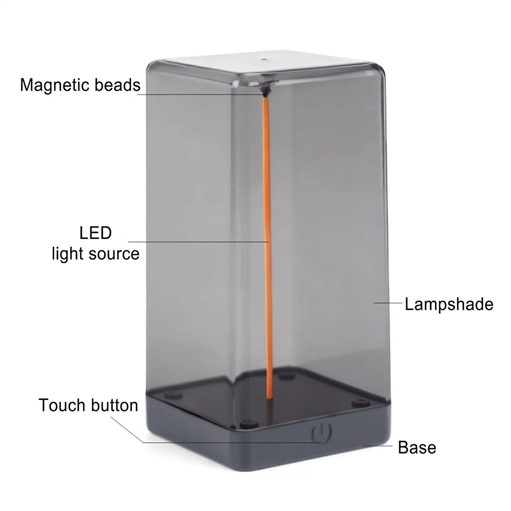 Gambar produk Magu Lampu Tidur Cordless Table Lamp LED Magnetic Night Light - F8-10