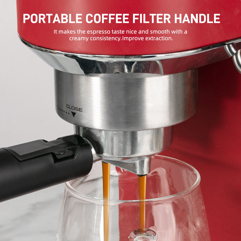 Gambar produk CAFEGA Portafilter Filter Double Outlet Stainless Steel 304 2 Cup 51mm - EC200