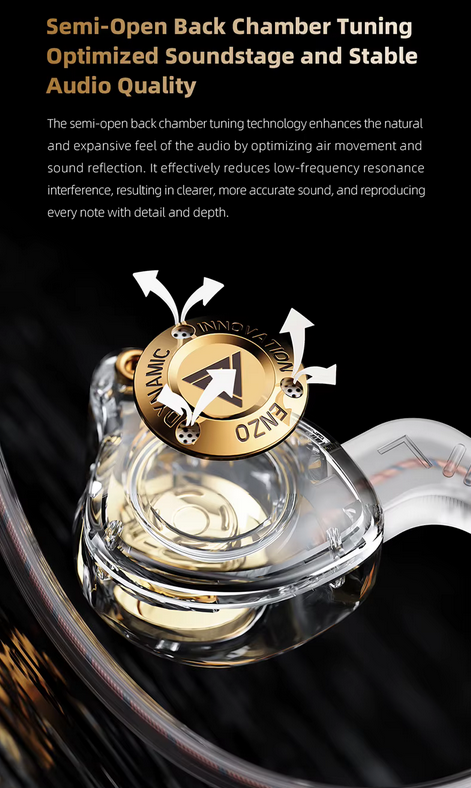 QKZ ENZO Wired Earphone In Ear Bass HiFi Dynamic Driver 11mm with Mic - QKZ-ENZO Gambar produk QKZ ENZO Wired Earphone In Ear Bass HiFi Dynamic Driver 11mm with Mic - QKZ-ENZO