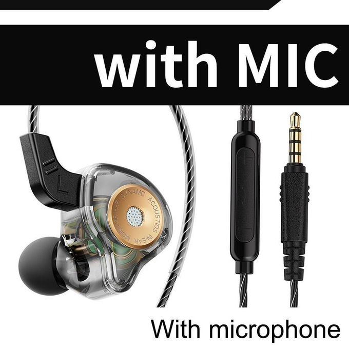 QKZ Earphone In-Ear Wired Detachable HiFi Semi Open Cavity with Mic - AK6 Ultra Gambar produk QKZ Earphone In-Ear Wired Detachable HiFi Semi Open Cavity with Mic - AK6 Ultra