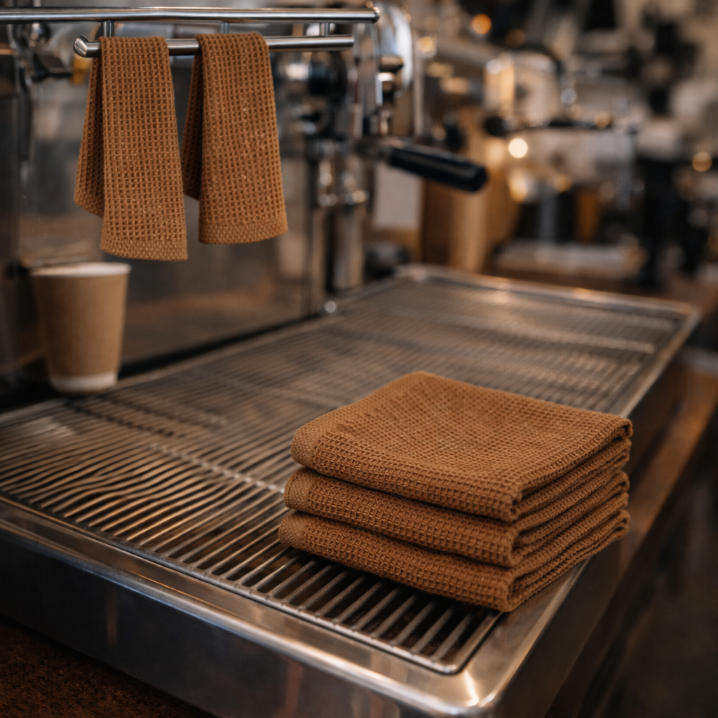 XW Kain Lap Barista Cleaning Waffle Towel High Absorbent 30x30cm 5 PCS - W-45P Gambar produk XW Kain Lap Barista Cleaning Waffle Towel High Absorbent 30x30cm 5 PCS - W-45P