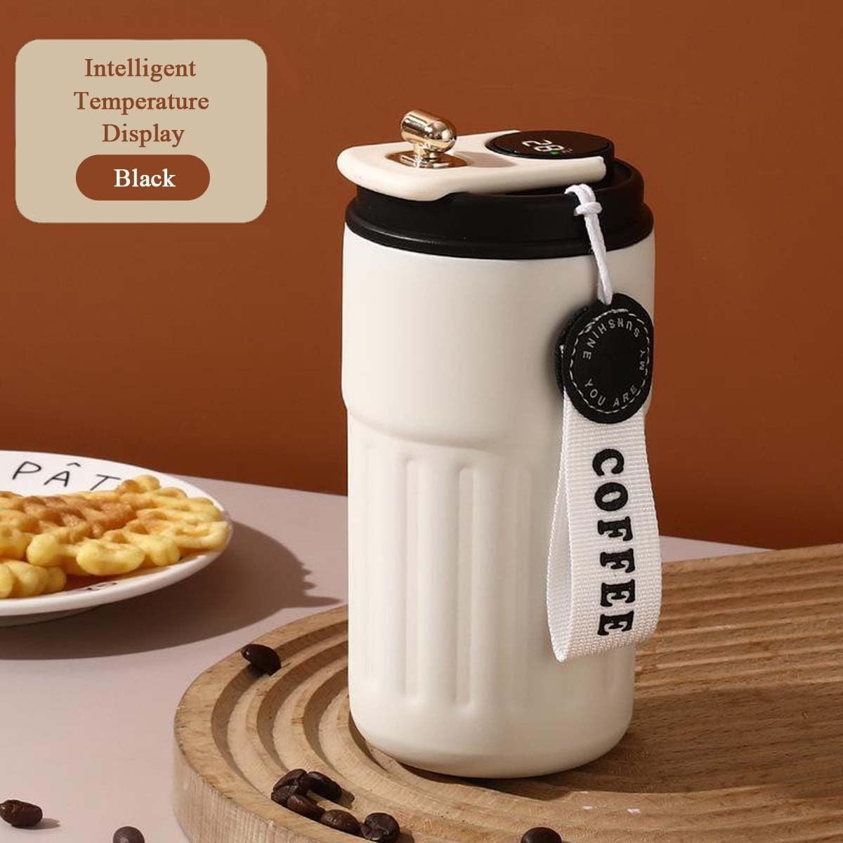HOT&COOL Mug Double Layer Smart Temperature Stainless Steel 316 450ml - HC400 Gambar produk HOT&COOL Mug Double Layer Smart Temperature Stainless Steel 316 450ml - HC400