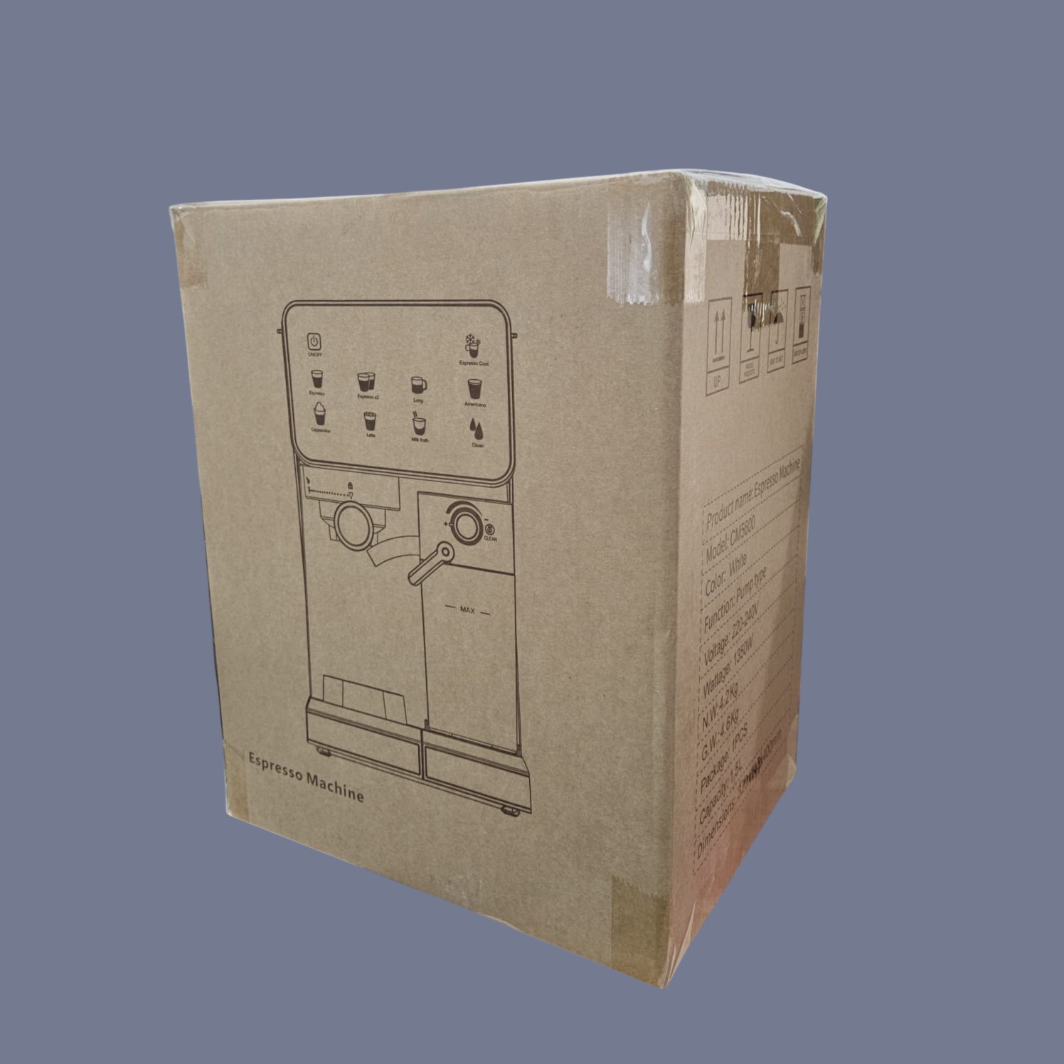 Trieste Mesin Kopi Espresso Coffee Maker Frothing 20 Bar 1350W - CM5600 Gambar produk Trieste Mesin Kopi Espresso Coffee Maker Frothing 20 Bar 1350W - CM5600