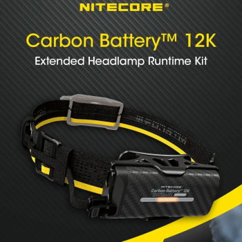 Gambar produk NITECORE Carbon Battery 12K Kit Baterai Headlamp NU45 NU53 12000mAh - CB12K