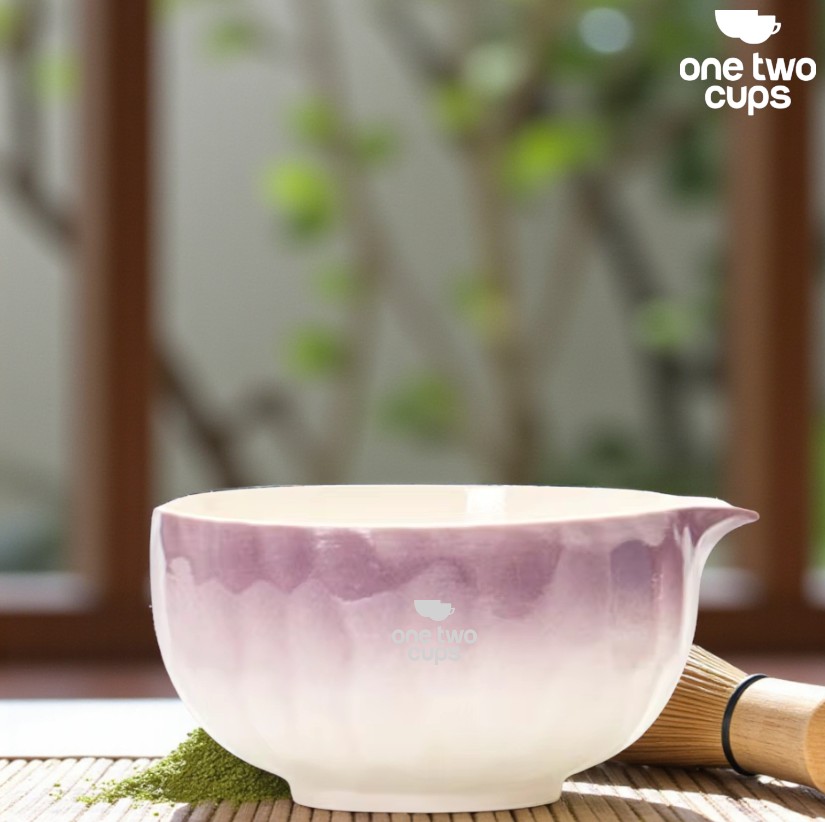 One Two Cups Mangkuk Teh Chawan Japanese Matcha Ceramic Bowl 500ml - D501 Gambar produk One Two Cups Mangkuk Teh Chawan Japanese Matcha Ceramic Bowl 500ml - D501