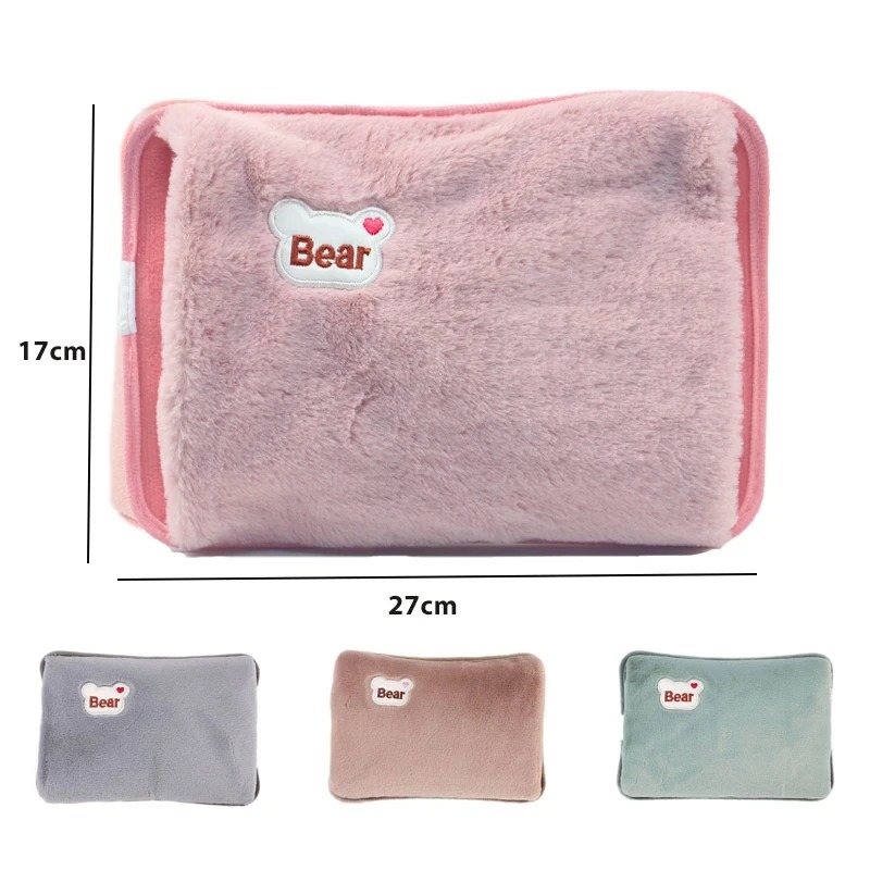 Bear Hot Water Bag Electric Warmer Pillow Bantal Penghangat Portable - HJ-2060 Gambar produk Bear Hot Water Bag Electric Warmer Pillow Bantal Penghangat Portable - HJ-2060