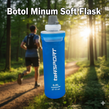 TaffSPORT Botol Minum Soft Flask Foldable Sport Water TPU - TS-80