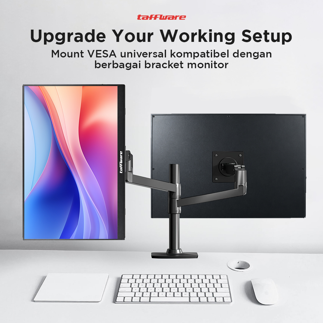 Gambar produk Taffware Portable Monitor 16 Inch IPS QHD 2.5K 60Hz Type C Mini HDMI - 1600XTS