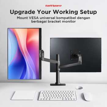 Gambar produk Taffware Portable Monitor 16 Inch IPS QHD 2.5K 60Hz Type C Mini HDMI - 1600XTS