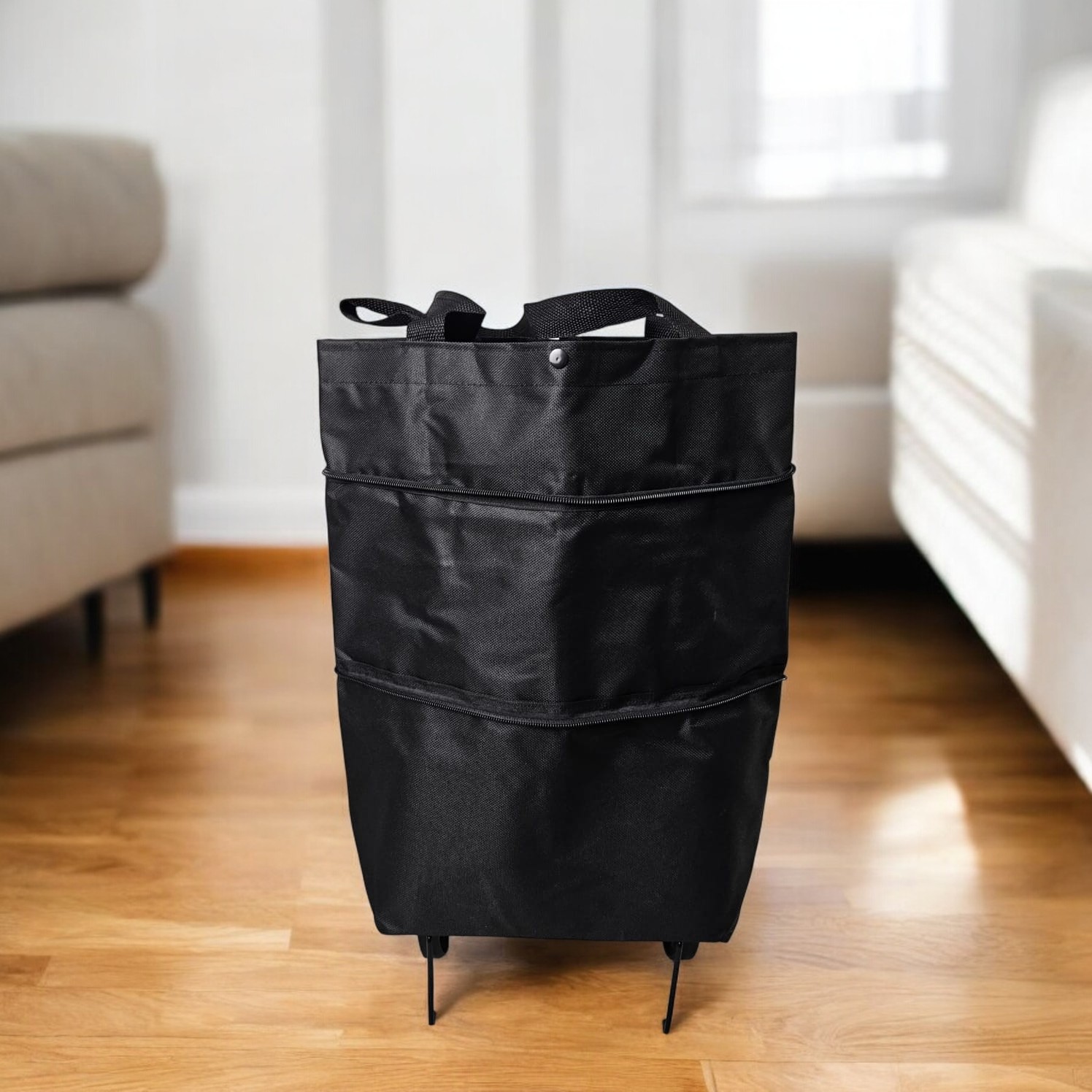 SAKU Troli Belanja Lipat Grocery Shopping Cart Foldable Oxford Fabric - SK-60 Gambar produk SAKU Troli Belanja Lipat Grocery Shopping Cart Foldable Oxford Fabric - SK-60