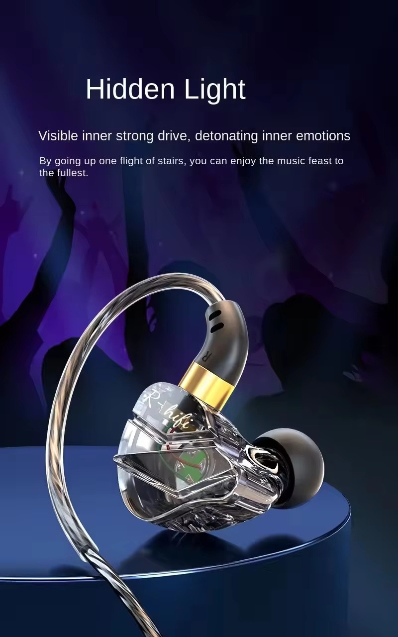 WKZ Earphone In-Ear Subwoofer Gaming Computer Sports Round Headband Jack 3.5mm - S16 Gambar produk WKZ Earphone In-Ear Subwoofer Gaming Computer Sports Round Headband Jack 3.5mm - S16