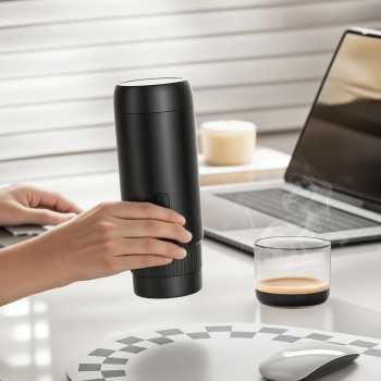 One Two Cups Portable Coffee Maker 2in1 Nespresso 20 Bar 1500mAh - HS9440-2S