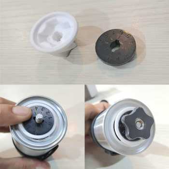 Burr Ceramic Mata Grinder Kopi with Adaptor for One Two Cups OTC48