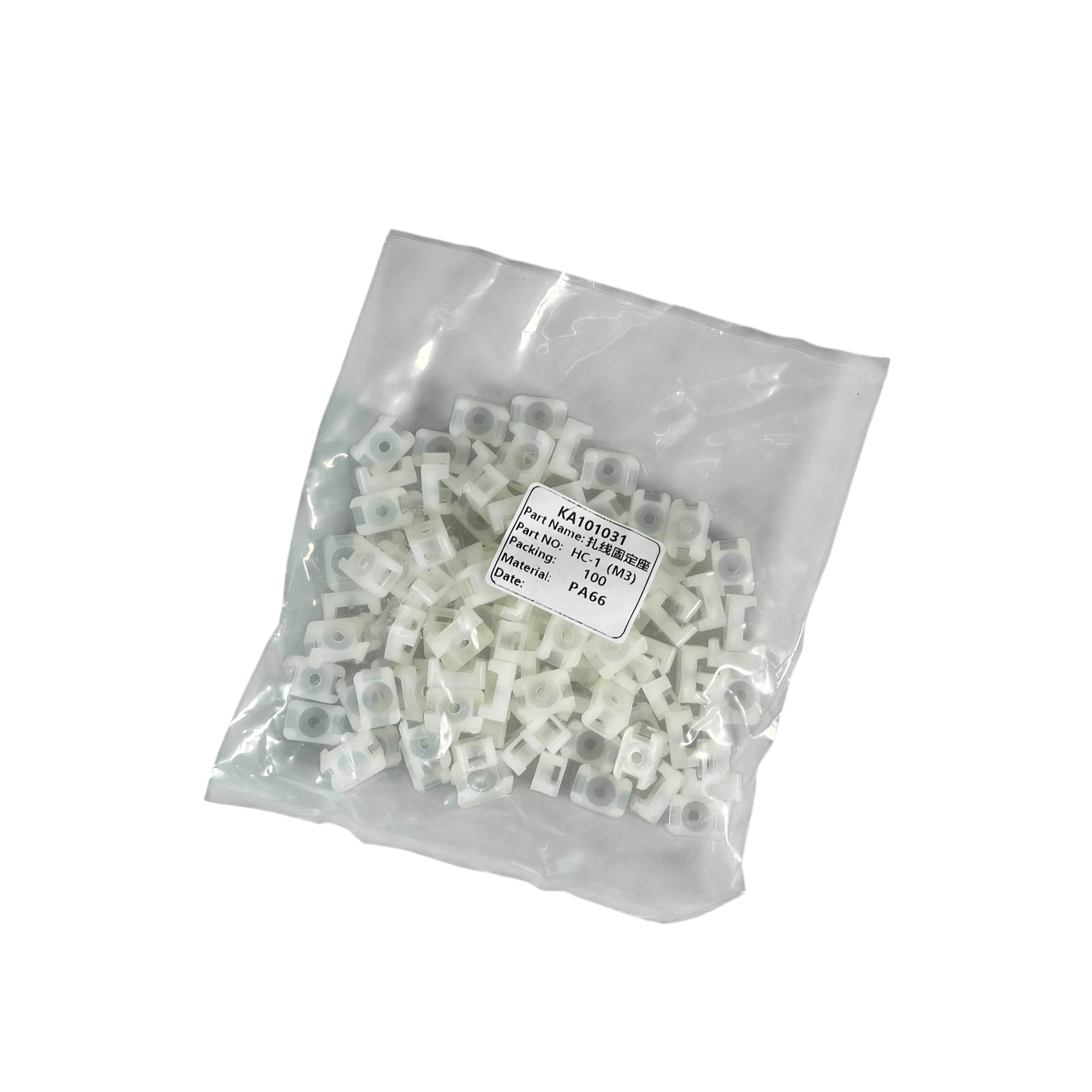 Gambar produk Taffware Dudukan Kabel Ties Tie Mount Cord Organizer M3 100 PCS - HC-1