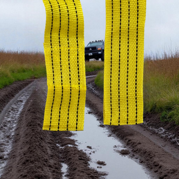 Gambar produk JEELY Tali Derek Mobil Emergency Tow Rope Metal Buckle U-Type 2.7M - JL30