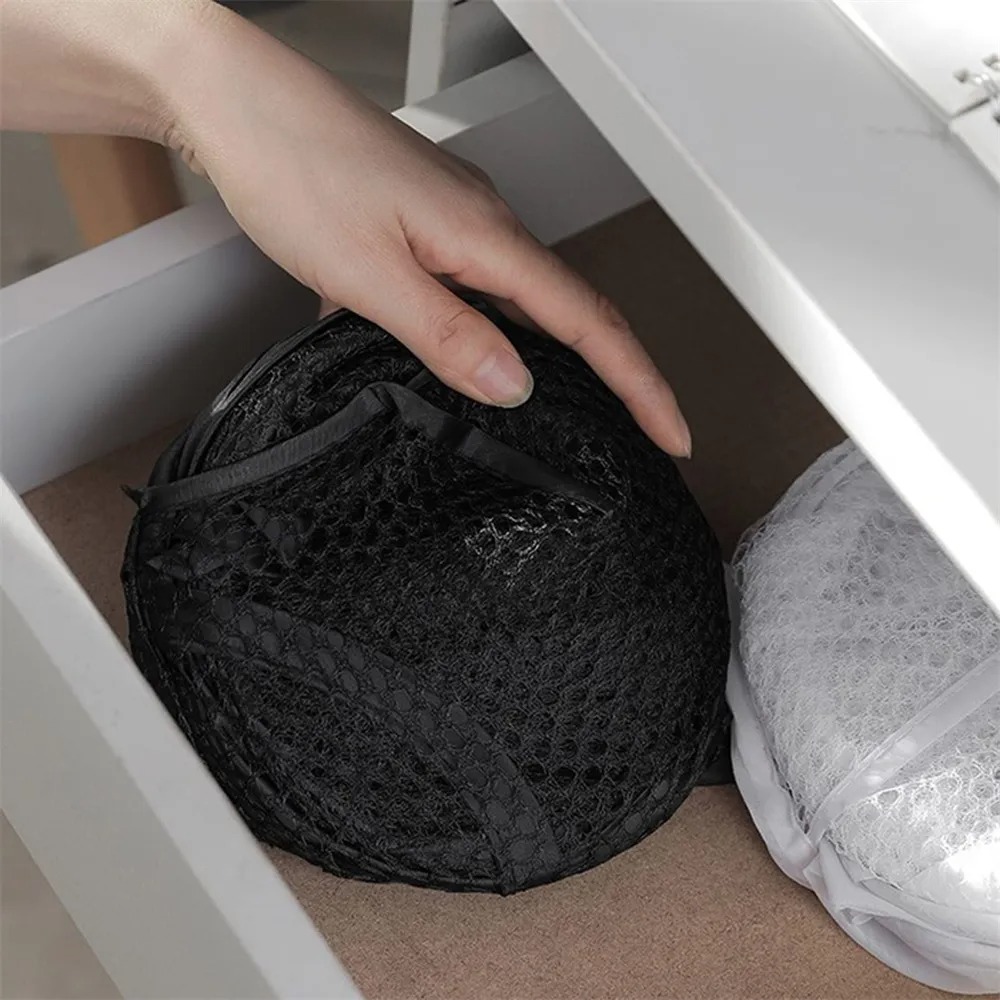 GENERATION Keranjang Baju Kotor Jaring Lipat Laundry Bag 30cm - ZQ30 Gambar produk GENERATION Keranjang Baju Kotor Jaring Lipat Laundry Bag 30cm - ZQ30