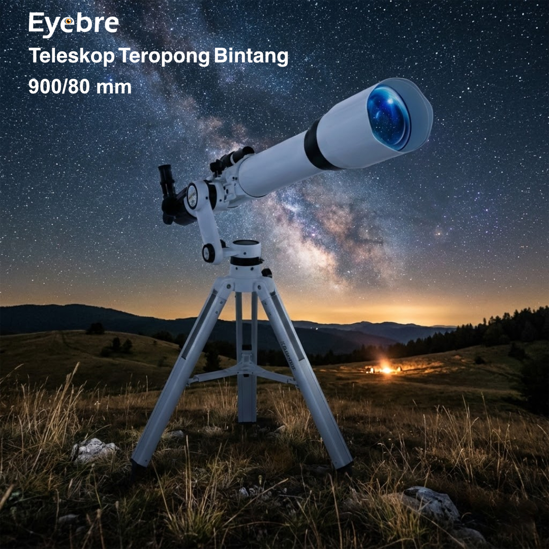 Eyebre Teleskop Teropong Bintang Astronomical Zenith Mirror 900/80mm - 90080AZ Gambar produk Eyebre Teleskop Teropong Bintang Astronomical Zenith Mirror 900/80mm - 90080AZ