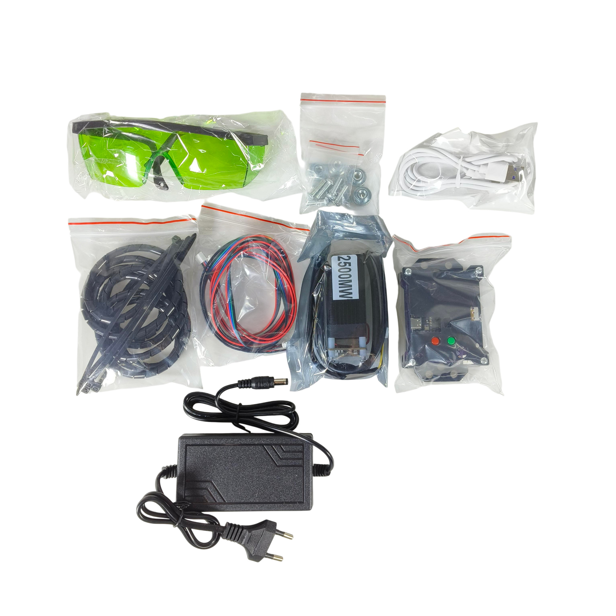 Taffware DIY Laser Engraving Machine CNC Upgradeable 2500mW - 3826 Gambar produk Taffware DIY Laser Engraving Machine CNC Upgradeable 2500mW - 3826