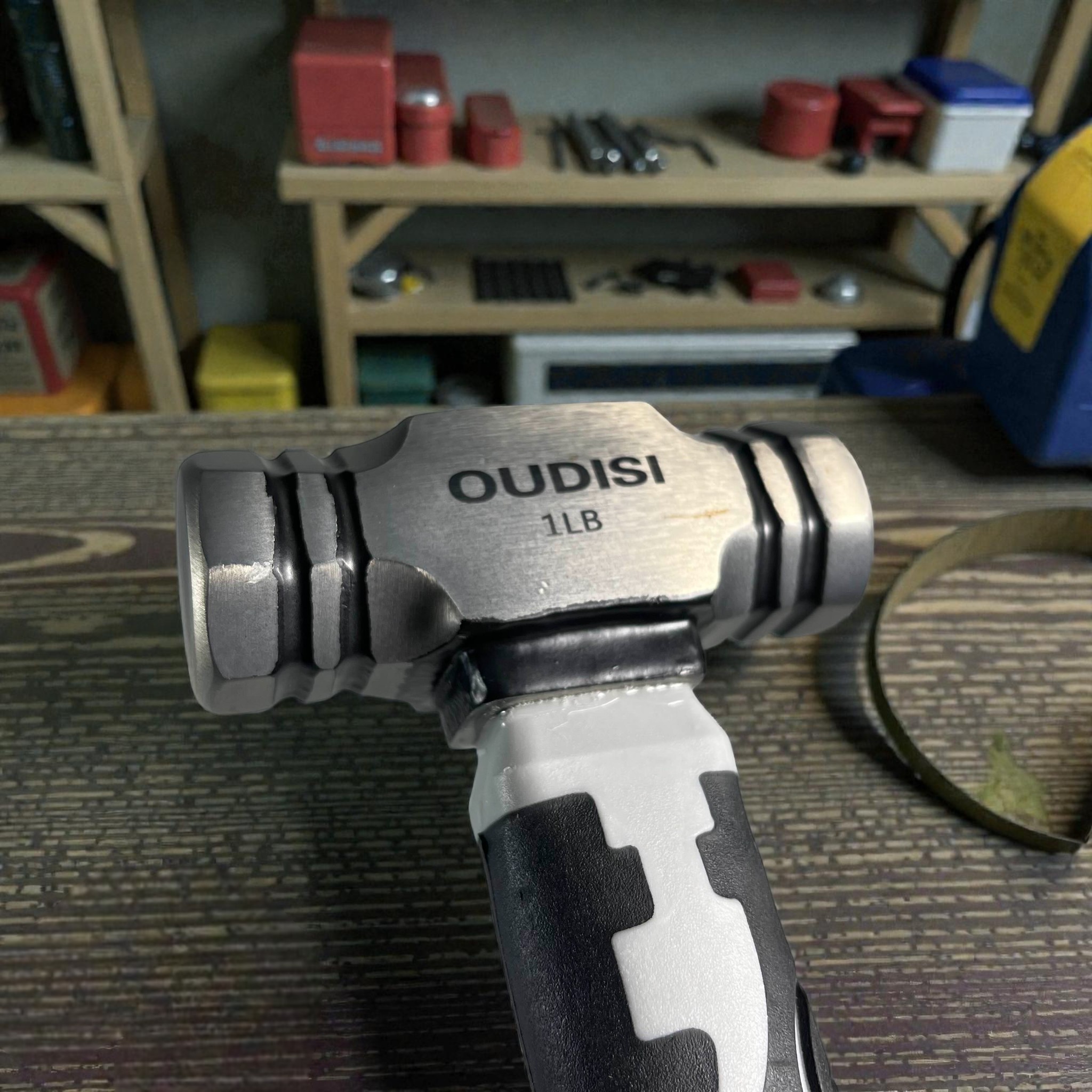 Gambar produk OUDISI Palu Batu Mini High Carbon Steel Octagonal Hammer 17.8cm - 1LB