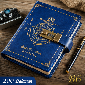 Pirates Buku Diary Notebook Catatan Jurnal B6 80GSM 200 Halaman - INU148