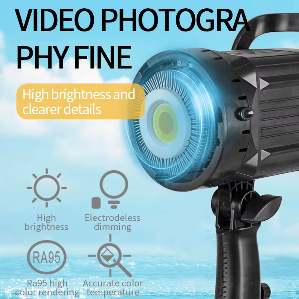 SHUNYI Lampu Studio LED Fill Light 3in1 Color Universal Mount 100W - KY-BK1201 Gambar produk SHUNYI Lampu Studio LED Fill Light 3in1 Color Universal Mount 100W - KY-BK1201