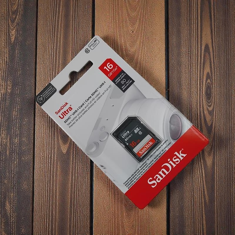 SanDisk Ultra SDHC UHS-I Class 10 SD Card (80MB/s) 16GB - SDSDUNS-GN3IN Gambar produk SanDisk Ultra SDHC UHS-I Class 10 SD Card (80MB/s) 16GB - SDSDUNS-GN3IN