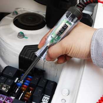 Gambar produk PINMOAP Tespen Circuit Tester Voltage with Alligator Clip 3-48V - S70