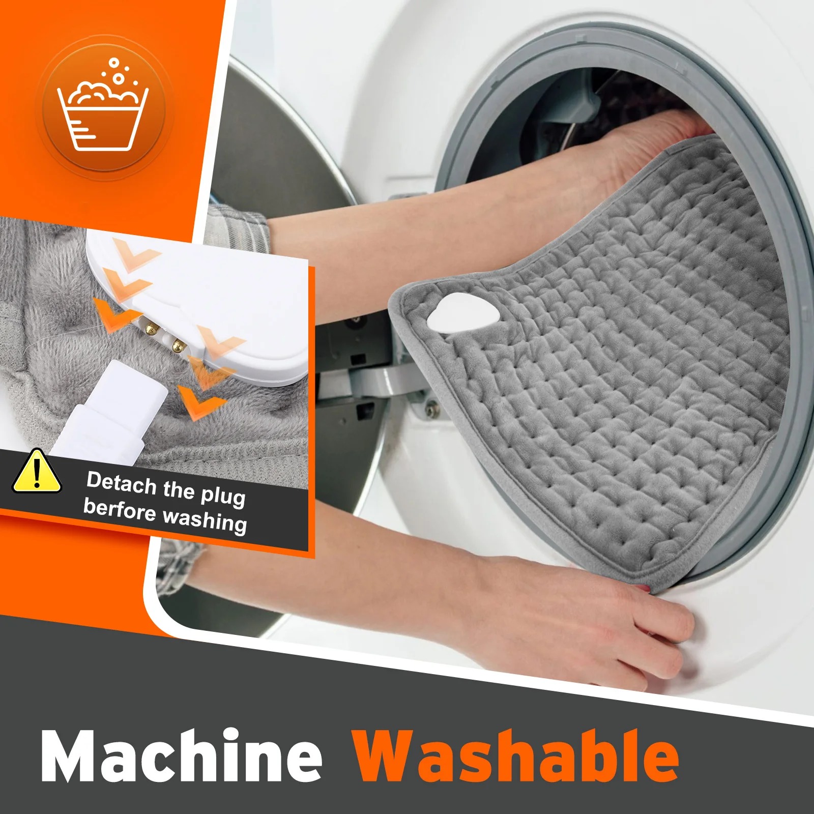 HailiCare Penghangat Pinggang Elektrik Back Heating Pad 9 Level - PTC1-X630 Gambar produk HailiCare Penghangat Pinggang Elektrik Back Heating Pad 9 Level - PTC1-X630