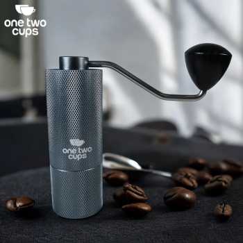 One Two Cups Penggiling Kopi Manual Coffee Grinder Stainless Steel - 7057