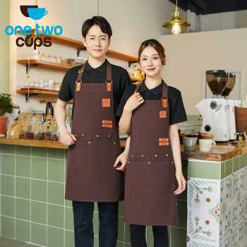 One Two Cups Celemek Masak Apron Anti Air dengan Kantong - SP01