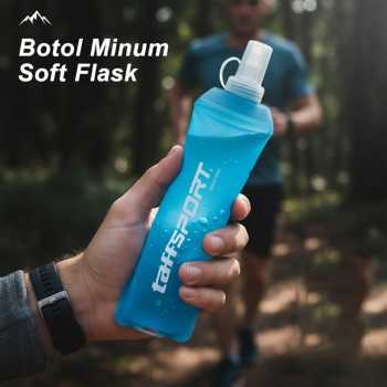 TaffSPORT Botol Minum Soft Flask Foldable Sport Water TPU 450ml - TFG-11