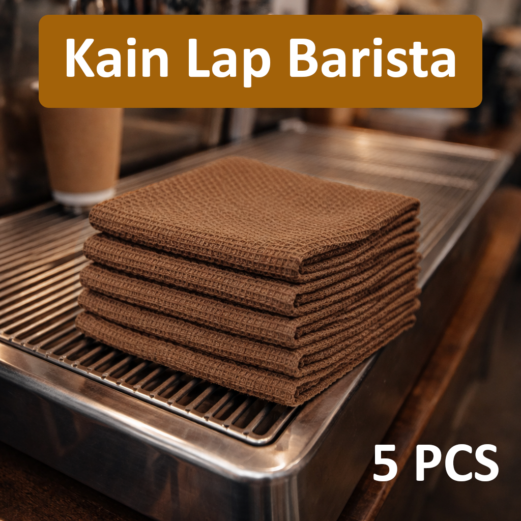 XW Kain Lap Barista Cleaning Waffle Towel High Absorbent 30x30cm 5 PCS - W-45P Gambar produk XW Kain Lap Barista Cleaning Waffle Towel High Absorbent 30x30cm 5 PCS - W-45P