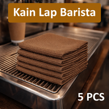 XW Kain Lap Barista Cleaning Waffle Towel High Absorbent 30x30cm 5 PCS - W-45P