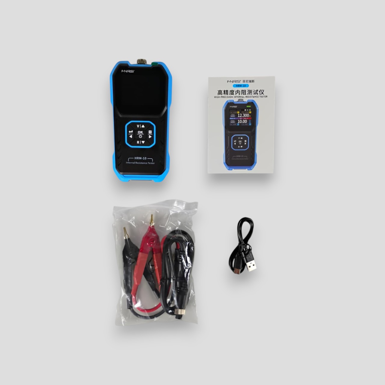 FNIRSI Battery Voltage Internal Resistance Tester Baterai 1000mAh - HRM-10 Gambar produk FNIRSI Battery Voltage Internal Resistance Tester Baterai 1000mAh - HRM-10