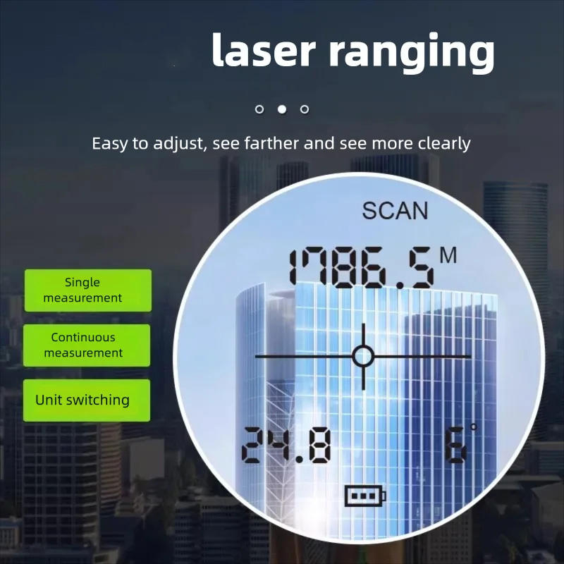 Eyebre Teropong Rangefinder Binocular 10x42 Telescope 1800m - B718 Gambar produk Eyebre Teropong Rangefinder Binocular 10x42 Telescope 1800m - B718