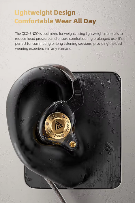 QKZ ENZO Wired Earphone In Ear Bass HiFi Dynamic Driver 11mm with Mic - QKZ-ENZO Gambar produk QKZ ENZO Wired Earphone In Ear Bass HiFi Dynamic Driver 11mm with Mic - QKZ-ENZO