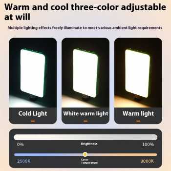Gambar produk ASENGRY Lampu Fill Light LED 3in1 Color 2500-9000K Magnetic 1200mAh - N19