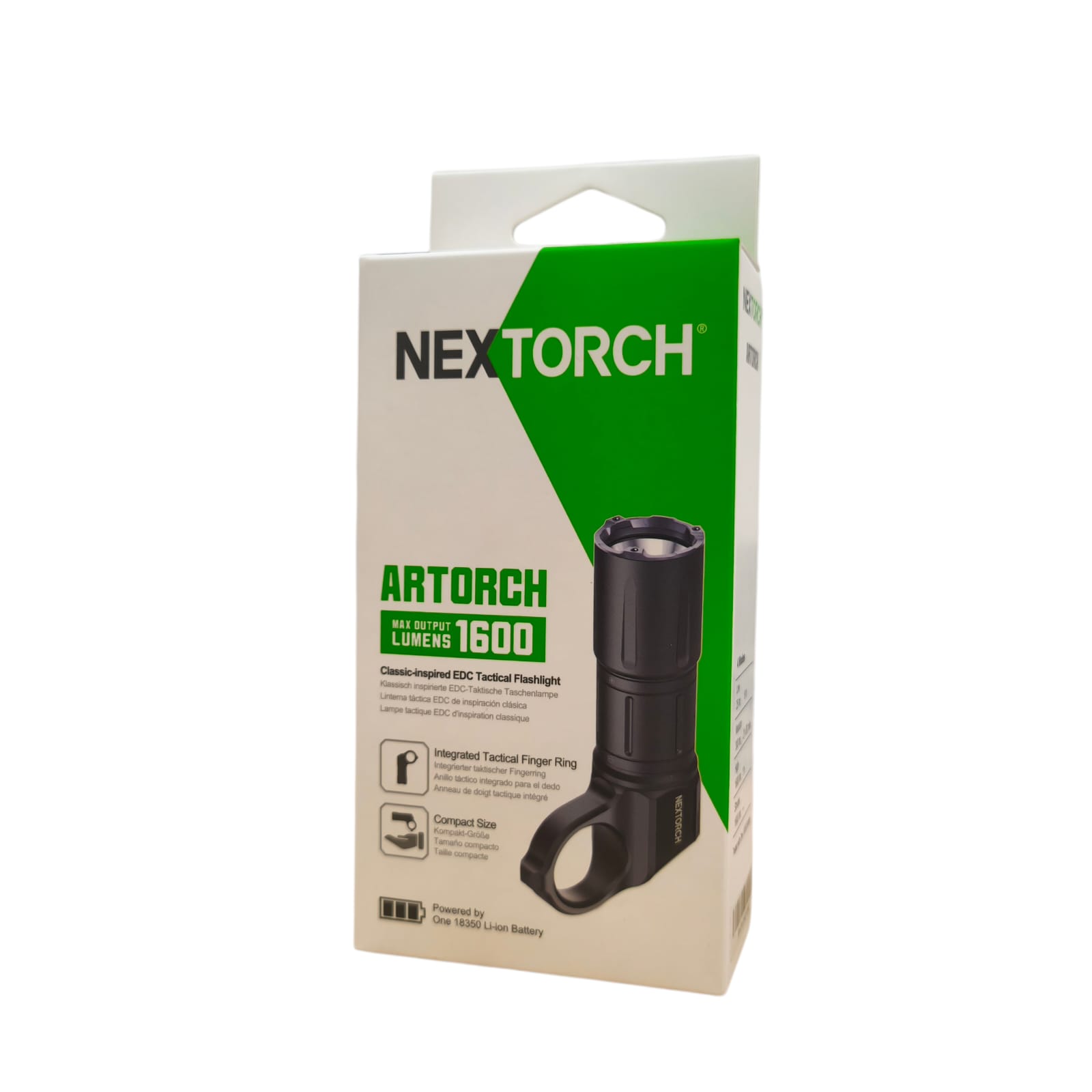 NEXTORCH Artorch Senter LED Flashlight Finger Waterproof 1600 Lumens - P100 Gambar produk NEXTORCH Artorch Senter LED Flashlight Finger Waterproof 1600 Lumens - P100