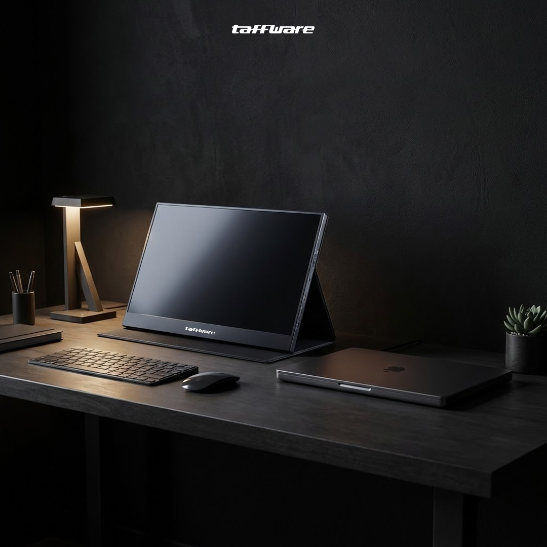 Gambar produk Taffware Portable Monitor 15.6 Inch IPS UHD 4K 60Hz Type C Mini HDMI - SJD1505