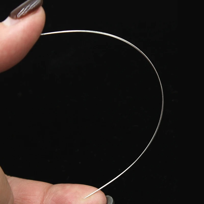 NOCICIU Jarum Manik-Manik Lentur DIY Gelang Steel 5 Size 10 PCS - MJ-100 Gambar produk NOCICIU Jarum Manik-Manik Lentur DIY Gelang Steel 5 Size 10 PCS - MJ-100