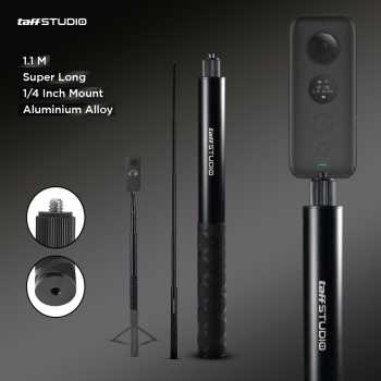 Gambar produk TaffSTUDIO Tongsis Selfie Stick Ultra Long Invisible Insta360 GoPro 1.1M - YZ502/YZ525/YZ511/YZ520