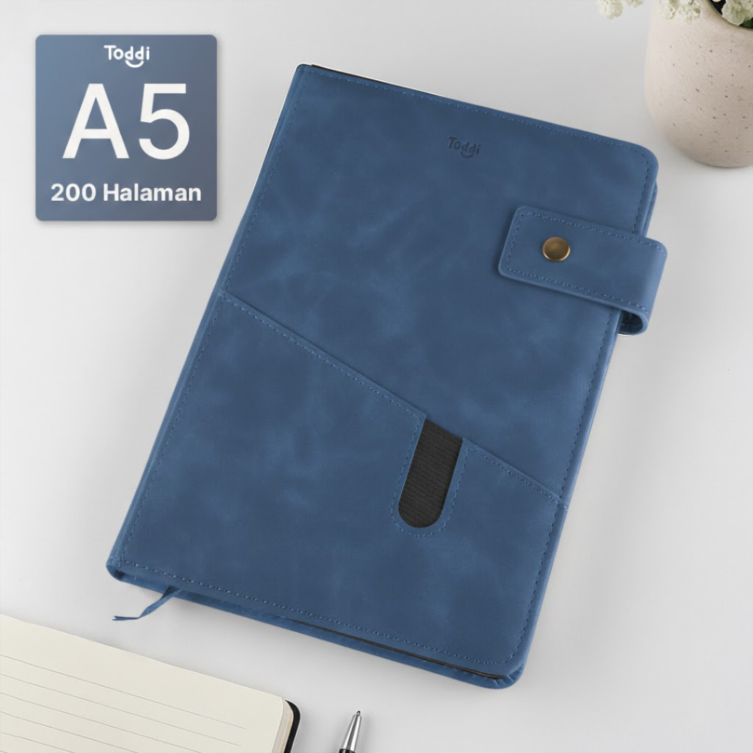 Toddi Buku Jurnal Hardcover Notebook Diary A5 80GSM 200 Halaman Lined - CW-10 Gambar produk Toddi Buku Jurnal Hardcover Notebook Diary A5 80GSM 200 Halaman Lined - CW-10