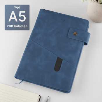 Toddi Buku Jurnal Hardcover Notebook Diary A5 80GSM 200 Halaman Lined - CW-10