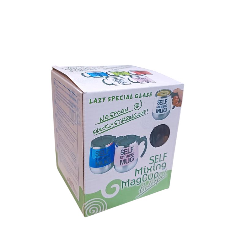 Ban Xi Lie Cangkir Aduk Otomatis Baterai AAA Self Stirring Mug 400ml - QT-002 Gambar produk Ban Xi Lie Cangkir Aduk Otomatis Baterai AAA Self Stirring Mug 400ml - QT-002