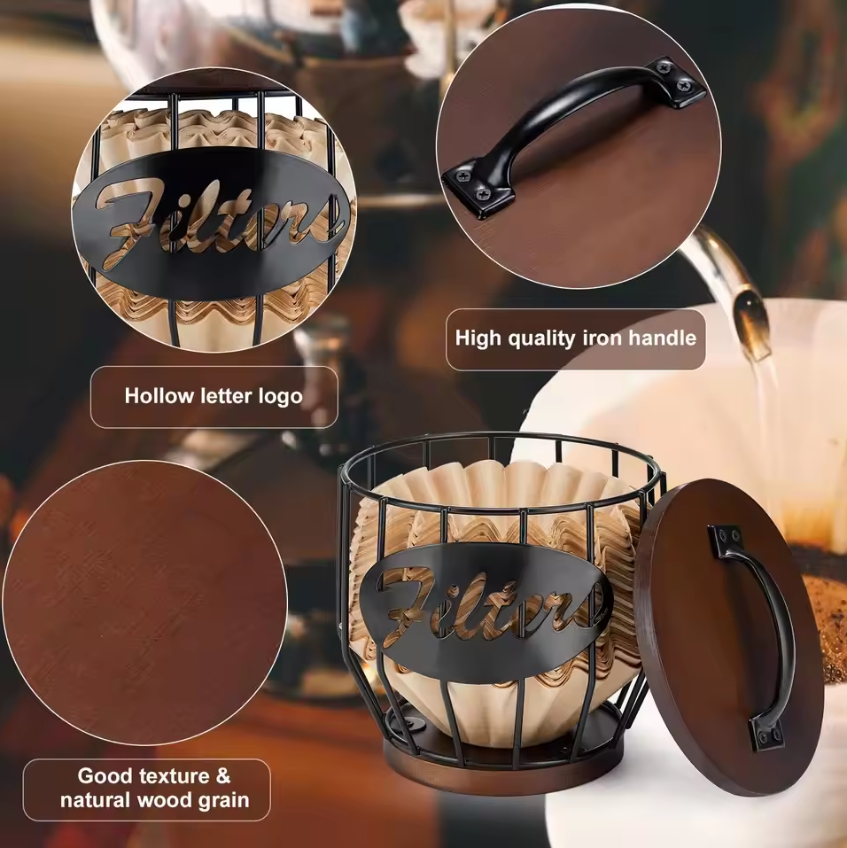 WORMER Tempat Kertas Filter Kopi Coffee Capsule Storage Holder - C150 Gambar produk WORMER Tempat Kertas Filter Kopi Coffee Capsule Storage Holder - C150